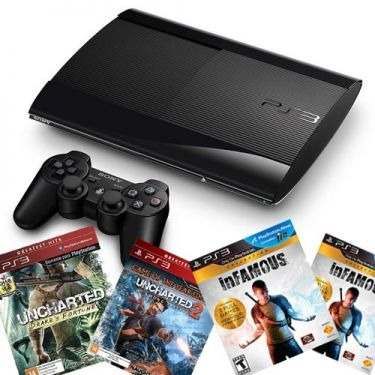 Playstation 3 Ps3 250gb Super Slim Bivolt 3d + 1 Jogo + Hdmi